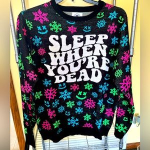 “Sleep When Your Dead” Ugly Sweater